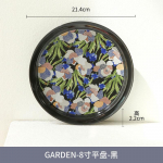 Vanaaegne lillemustriga keraamiline s&ouml;&ouml;giplaat, praeplaat, magustoidu taldrik, sushi taldrikute komplekt, kruuside komplekt, leivakorv, eriline lauan&otilde;u