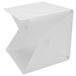 20 cm pehme valgusega fotokast, kaasaskantav kokkupandav valgustuskast 6 v&auml;rvilise taustaga