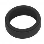 Smart Ring Cover Pehme nahas&otilde;bralik elastne kriimustuskindel silikoonr&otilde;nga kaitse meestele naistele M must