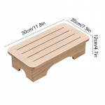 1 tk puidust tool Laste elutuba Kontor libisemiskindel WC Kodu Vannituba Madal taburet jalatugi