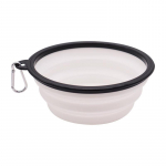 350 ml kokkupandav silikoonist lemmikloomakauss kaasaskantav kutsikate toidukonteiner kokkupandav s&ouml;&ouml;tja v&auml;lik&auml;mpingu koerte tarvikute jaoks sinine