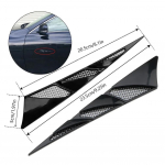 2 tk Auto k&uuml;ljekleebis &Otilde;huava Tiiva kaunistus Embleem Tera Logo Kaunistus Mercedes Benz AMG V8 C200 C300 E300 E400 W213 C-klass W205 AMG jaoks