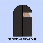 Tolmukindlad r&otilde;ivakatted veekindlad riided tolmukaitse mantel &uuml;likond kleidikaitse rippuvad riidekotid kapi organiseerija 60x80cm must