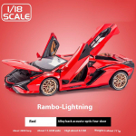 1:18 Lamborghini Uue Energia Superauto Sulamist Valatud Auto Mudel Heli ja Valguse Seeria T&otilde;mmatava Funktsiooniga Laste M&auml;nguasi Poisi S&uuml;nnip&auml;evakingitus punane