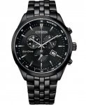 CITIZEN Eco-Drive Kronograaf Safiir Roostevaba Teras Jaapanis Valmistatud Kell AT2145-86E must
