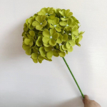 &Uuml;he peaga suur hortensia simulatsioon lill, lilla pulmasaal Lillekunsti juhend Lilleseade Pehmed rekvisiidid punane