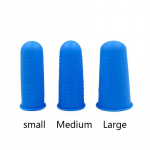 3 tk silikoonist s&otilde;rmekaitse varruka kate, l&otilde;ike- ja kuumusvastane libisemisvastane s&otilde;rmekate sinine