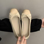 Prantsuse v&auml;ike l&otilde;hn mitmek&uuml;lgne kerge suu paksu kontsaga &uuml;hekordsed kingad naiste 2025 uus suvi kandilise ninaga retro pehme tallaga Mary Jane kingad 35 khaki