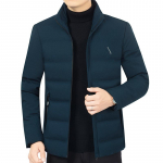 Sulepolsterdatud jope meeste pluss sametist paks polsterdatud jope meeste jope talvejope, krae puuvillane mantel XL