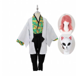 T&auml;ht Koomiks Yuan Deemonitapja: Kimetsu no Yaiba - Tanjiro Vanem Vend Satoshi Makoto Cosplay Kost&uuml;&uuml;m Saadaval Medium