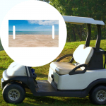 Golf Carts Seat Cover Towel Blanket Microfiber Unique Lightweight Easy to Clean, A