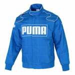 Puma Ss25 Tuulekindel Soe Seisukrae T&otilde;mblukuga Pikkade Varrukatega Puuvillane Jakk Unisex Jakk Sinine 631974-58 XL