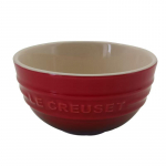 Le Creuset Prantsuse jahe v&auml;rviga kauss Emailitud kauss Riisikauss Majapidamise keraamika Portselan &Uuml;mmargune kauss Riisikauss Nuudlid supikausis punane