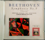 CD BEETHOVEN, GIULINI; LSO - S&uuml;mfoonia 9 Koori 7672452 EMI 1991 Jaapan Klassika Kasutatud