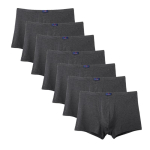 7 tk L XL 2XL 3XL 4XL 5XL 6XL Bokserid Meeste Alusp&uuml;ksid Modal Aluspesu Keskmine v&ouml;&ouml;&uuml;mberm&otilde;&otilde;t Alusp&uuml;ksid 6XL gray