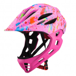 Reguleeritavad Hingavad Laste Jalgrattakiivrid V&auml;ikelaste Kerged T&auml;isn&auml;oga Jalgrattakiivrid LED-valgustiga Pink Raven M52-56cm