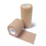 10 Rolls Self-Adhesive Bandage Gauze Elastic Adherent Tape Wrap 5cm x 4.5m Tan