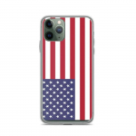 Coque iPhone &ndash; iPhone 11 Pro &ndash; Drapeau &Eacute;tats-Unis &ndash; Supp &ndash; Mitmev&auml;rviline &ndash; Plastikust l&auml;bipaistev