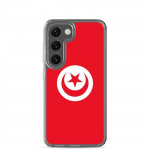 Coque T&eacute;l&eacute;phone &ndash; Samsung &ndash; Galaxy S23 Plus &ndash; Drapeau Tunisie &ndash; Supp &ndash; Mitmev&auml;rviline