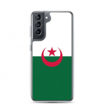 Coque T&eacute;l&eacute;phone &ndash; Samsung &ndash; Galaxy S21 Plus &ndash; Drapeau Alg&eacute;rie &ndash; Supp &ndash; Mitmev&auml;rviline