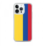Coque iPhone &ndash; Drapeau Colombie &ndash; iPhone 14 Pro Max &ndash; Supp &ndash; Mitmev&auml;rviline &ndash; Vertikaalne