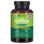 Puhas Moringa 4000mg - 120 Vegan Kapslit Musta Pipraga