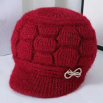 Naiste talvine vanur pluss paksendatud soe kootud m&uuml;ts Lantern hat