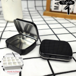 Kaasaskantav t&uuml;hi akvarelliplekk-karp 12/24 ruudustikuga mini-akvarelliv&auml;rvipalett reisimaaliv&auml;rvi kandik kunstitarbed