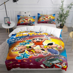 Brasiilia Turma da Monica tekikott komplekt ilma linata King Queen Double Full Twin Single suurusega voodipesu komplekt 140x210cm white
