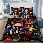 Multikas tekikott padjap&uuml;&uuml;r Voodipesu komplekt T&auml;iskasvanud Poiss C-coraline T&uuml;druk Magamistoa kaunistus Laste kingitus &Uuml;heinimese Kaheinimese Suur suurus EU Single 90x200cm