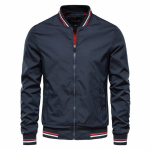 &Uuml;hev&auml;rviline pesapallijakk Meeste vabaaja Slim Fit meeste Bomber-joped Uus s&uuml;gismood kvaliteetsed jakid meestele XL tumesinine v&auml;rv