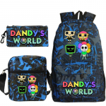 Dandy maailm tr&uuml;kitud mood laste pliiatsikott messenger kott kolmeosaline komplekt alg- ja keskkooli koolikott No Specifications