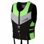 Unisex K&otilde;rge Ujuvusega Mereelup&auml;&auml;stev Jakk - T&auml;iskasvanute Vaht-Oxfordi Vest Professionaalidele XL roheline/must