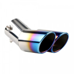 tpnidaii Allapoole suunatud t&uuml;&uuml;pi summuti otsik autole v&auml;litingimustes, v&auml;ljalasketoru, v&auml;ljalaskeotsik, summuti, toru sinine