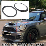 2 tk L&auml;ikivmustad Esitulede liistud Vasak+Parem Mini Cooper R55 R56 2008-2013 jaoks