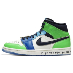 Melody Ehsani x Air Jordan 1 Mid Fearless Naiste Tossud Mitmev&auml;rviline Valge Must CQ7629-100 36