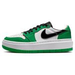Air Jordan 1 Elevate Low SE Lucky Green Naiste tossud Valge Valge-Onyx Must DQ8394-301 36.5