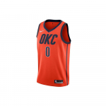 Nike NBA Earned Edition Russell Westbrook Oklahoma City Thunder F&auml;nnis&auml;rk Meeste S&auml;rgid Oranž BQ1171-891 XXXL