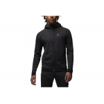 Jordan Dri-FIT Sport T&auml;ismustriga Logoga Huppar Kahekordse T&otilde;mblukuga Disainiga Meeste Dressipluus Must FD8119-010 M