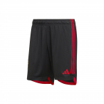 Adidas Kodus 2022 Tr&uuml;kitud Tikitud Triibulise Logoga Jalgpallip&uuml;ksid Meeste P&uuml;ksid Must HD9414 XS