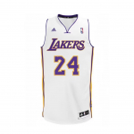 Adidas X NBA koost&ouml;&ouml; Los Angeles Lakers Kobe 24 logo pusa Mugav korvpallivorm Unisex vorm Valge 7912A-3L9-K9836 2XL