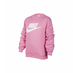 Nike Club Fleece T&auml;hega &Uuml;mmarguse Kaelusega Puseroog Laste Puseroog Roosa FD2992-675 L