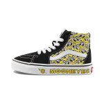 Vans Mooneyes X Sk8 Vabaaja K&otilde;rged Rula Kingad Laste Tossud Must Valge Kollane VN0A5DXNY23 34