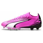 Puma Ultra Match Low AG FG Jalgpallisaapad Unisex Jalgpallisaapad Roosa Valge 107754-01 40