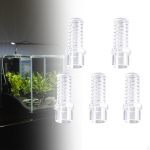 5 Pieces Aquarium Drain Connector Fittings Easy to Use Fish Tank Overflow Adapter for Water Outer Dia 20mm