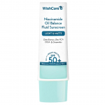 WishCare 50g niatsiinamiidi &otilde;litasakaalustav vedel p&auml;ikesekaitsekreem SPF 50 PA++++ matt kerge n&auml;okaitse