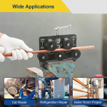 Pipe straightener, brake line straightener for 3/16 inch - 1.0 inch diameter One Size must