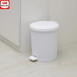 &Uuml;mar Plastikust Pedaaliga Pr&uuml;gikast 1,5 Gallonit Sisepr&uuml;gikorv Sisseehitatud Voodriga Pehmelt Sulguv Kaas K&ouml;&ouml;k Vannituba Kontor United States