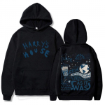 Harry maja kapuutsiga dressipluusid s&uuml;gis-talveks Vintage Grunge fliisist kapuutsiga dressipluus Mugavad riided Moletom Gooti kapuutsiga dressipluus 3XL