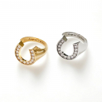 Augusti Harmoonia Kristallhobuseraua S&otilde;rmus (2 v&auml;rvi) Gold